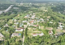 Một góc TK Đồng Tân, thị trấn Đồng Lê.