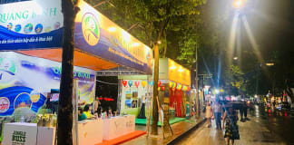 Gian hàng của du lịch Quảng Bình tại festival.