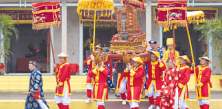 Lễ hội cầu ngư xã Cảnh Dương (Quảng Trạch).      Ảnh: Nguyễn Hải
