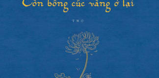 Bìa tập thơ“Còn bông cúc vàng ở lại”