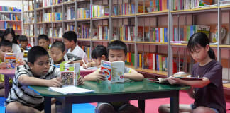 Thư viện tỉnh luôn bảo đảm không gian thoáng mát, sạch sẽ, đầu sách phong phú, đa dạng phục vụ bạn đọc nhỏ tuổi.