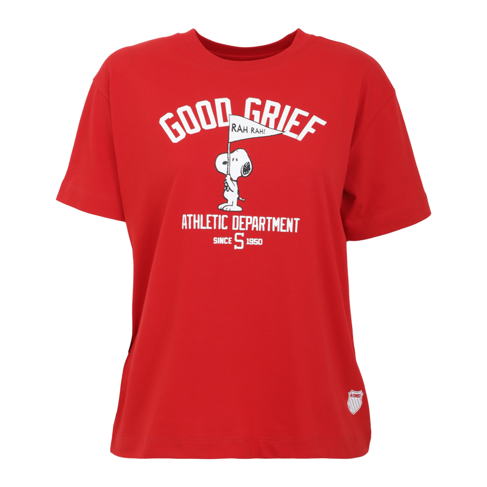 thumbnail image 1 of Playera K-Swiss Peanuts Gala Para Mujer Color Rojo, 1 of 5