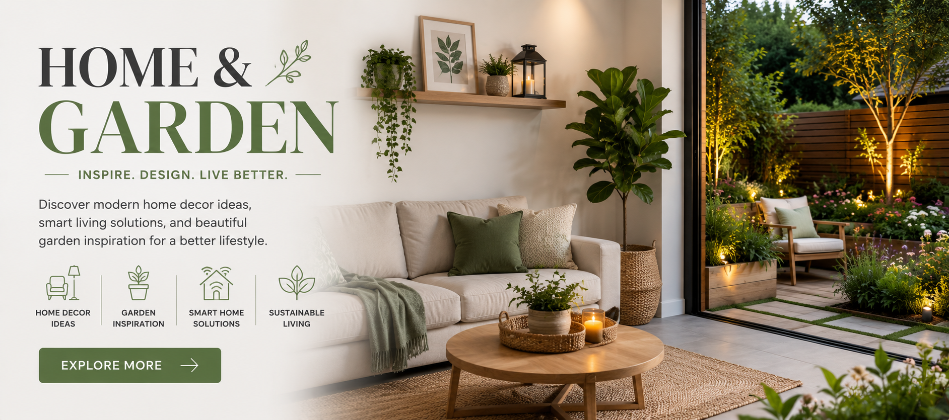 Modern Home & Garden Ideas to Transform Your Living Space