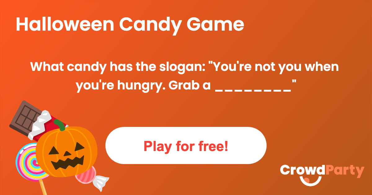 CrowdParty — Halloween Candy Game — 25 Rounds