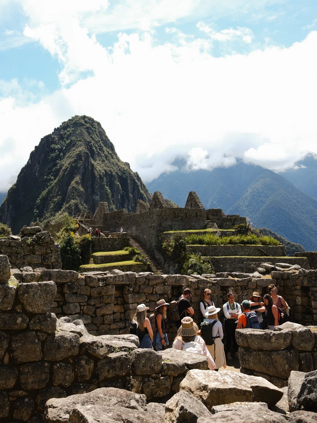 The Sun Gate at Dawn and Luxury Hotel in Aguas Calientes