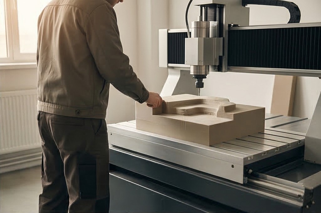 컴퓨터 화면에 구현된 정밀한 3D 모델링 데이터