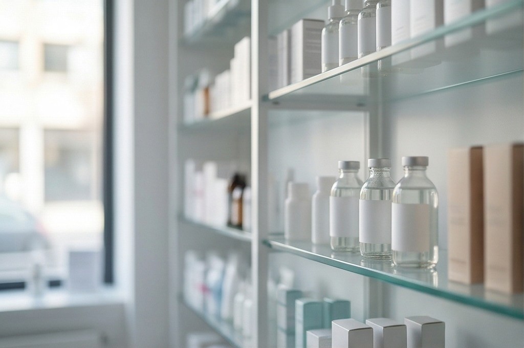 약국 진열된 여신콜라겐크림