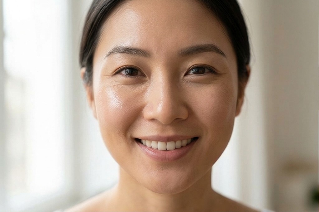 투명하고 맑은 피부