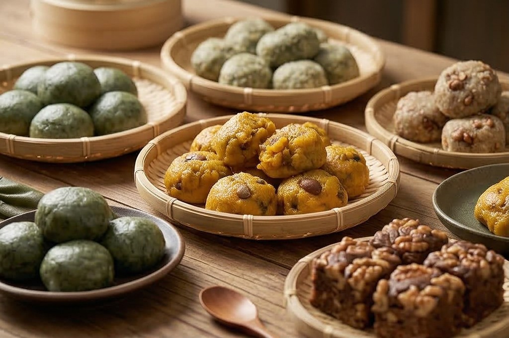 정갈한 한산모시떡과 영양떡