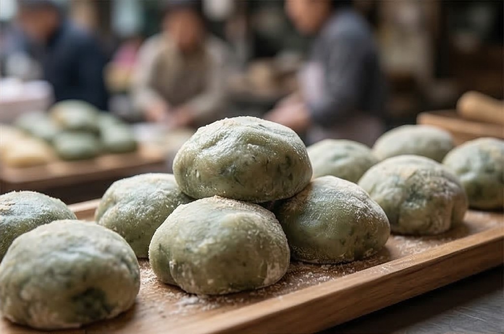 쫄깃하고 향긋한 모시송편