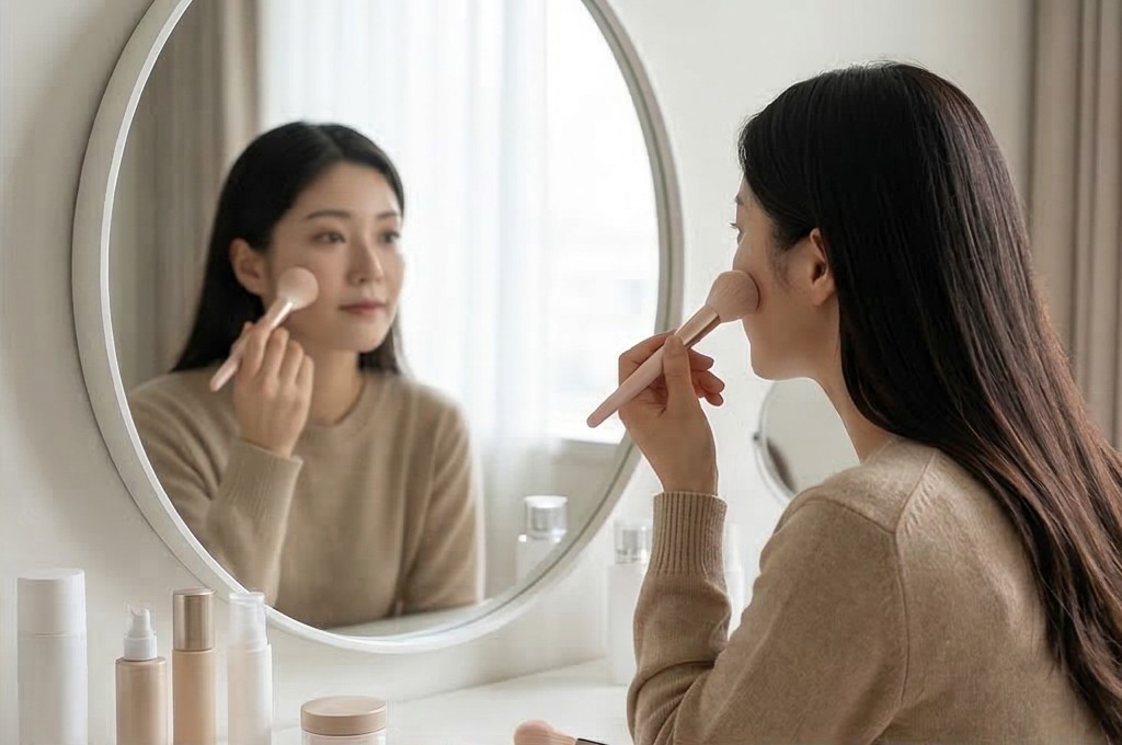 만족스러운 피부 컨디션