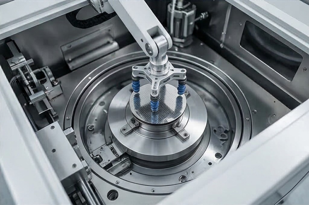 Wafer precision transfer robotic arm