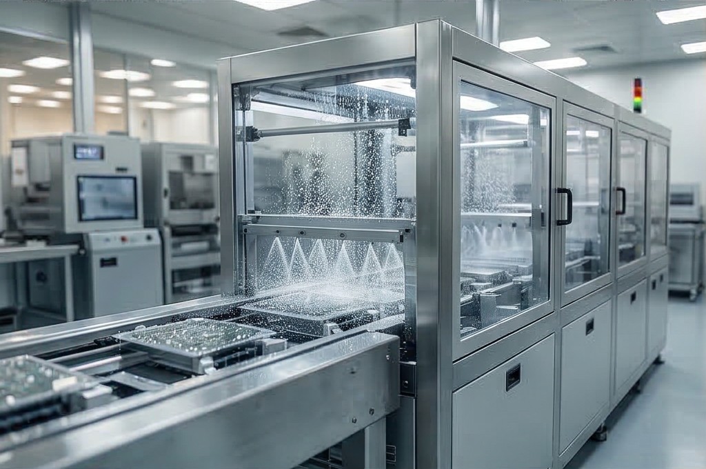 클리너 머신 내부 세정 공정