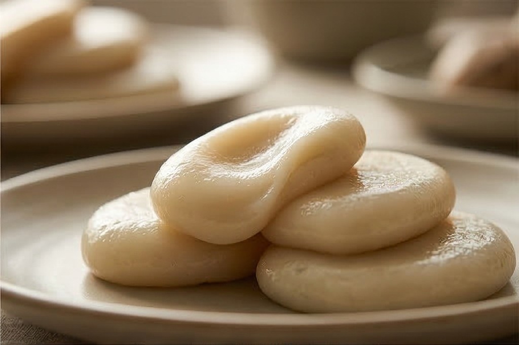 쫄깃한 떡 식감