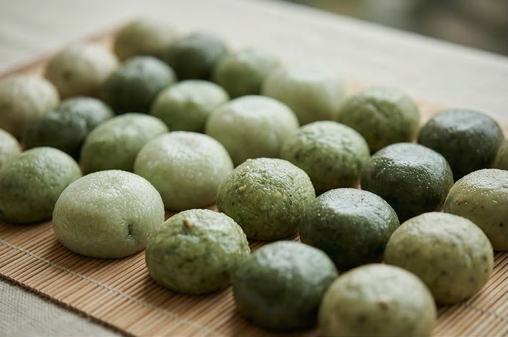 송선담떡집의 다양한 모시떡 라인업