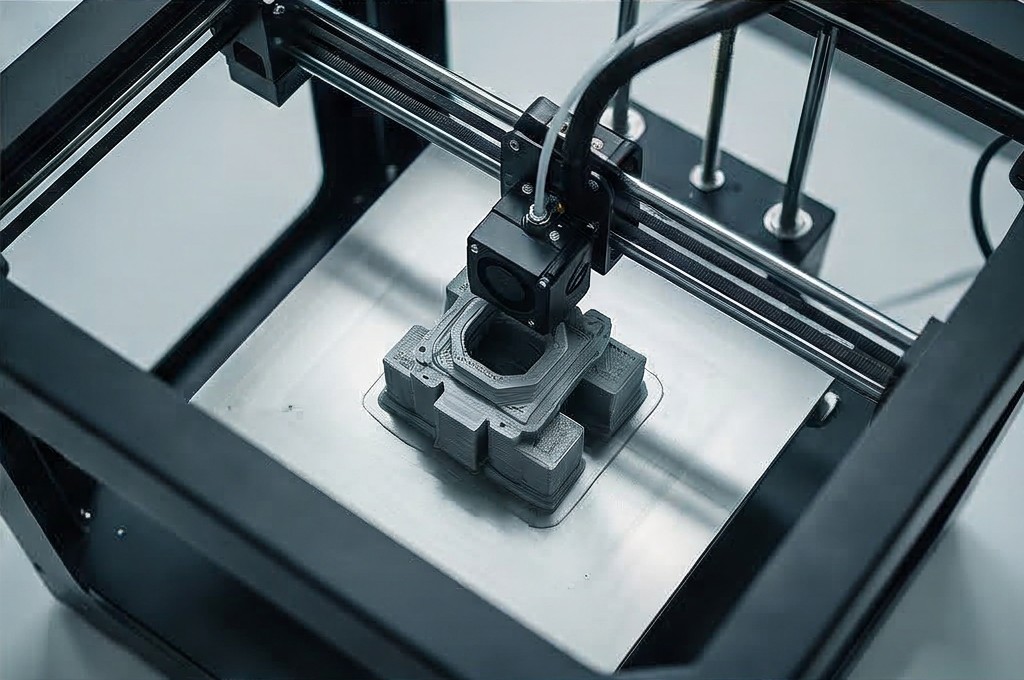 복잡한 로봇 구조물 출력