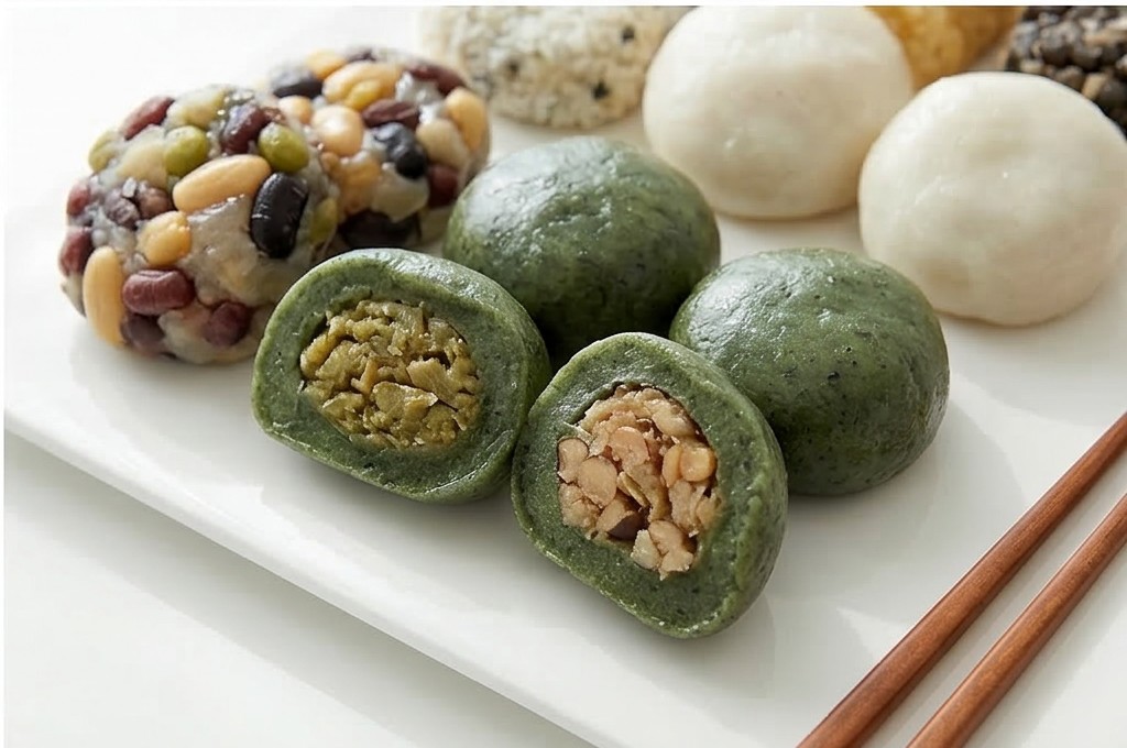 영양떡과 모시떡의 조화