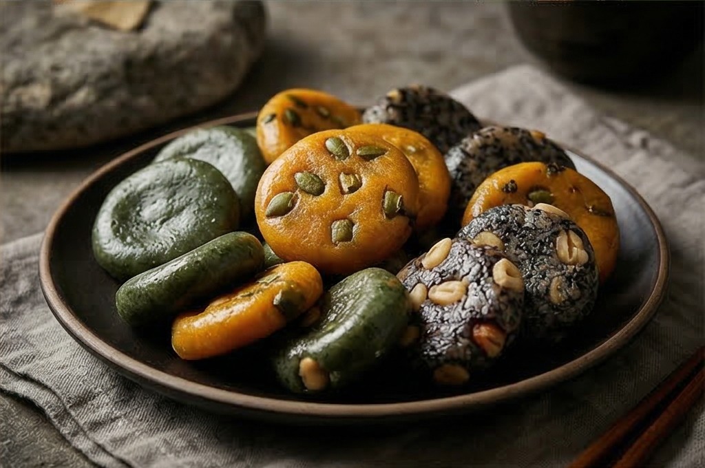 유기농 재료 영양떡