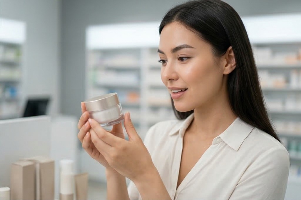 성분 확인하는 모습