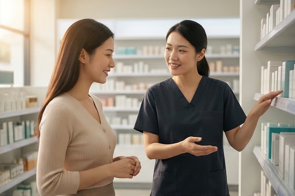 Professional Pharmacist's Skin Consultation