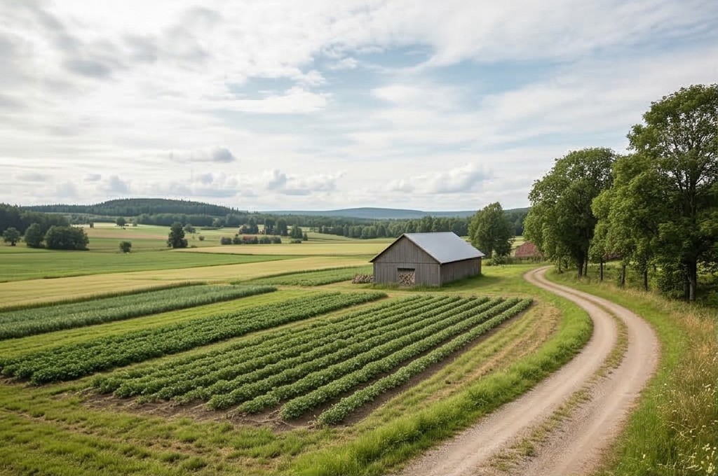 평화로운 서천 농촌 풍경