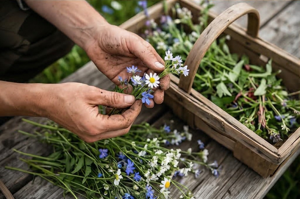 자연과 교감하는 손길
