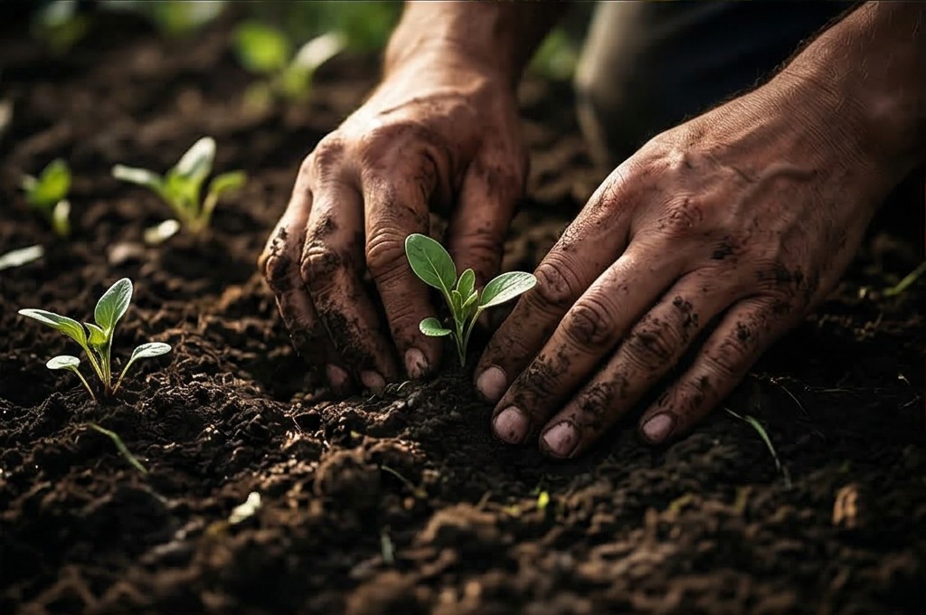 새싹 심는 손, 생명의 시작