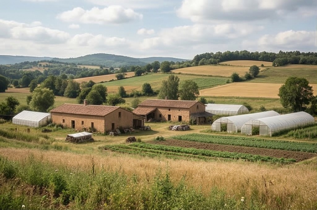 평화로운 별꽃농장 전경