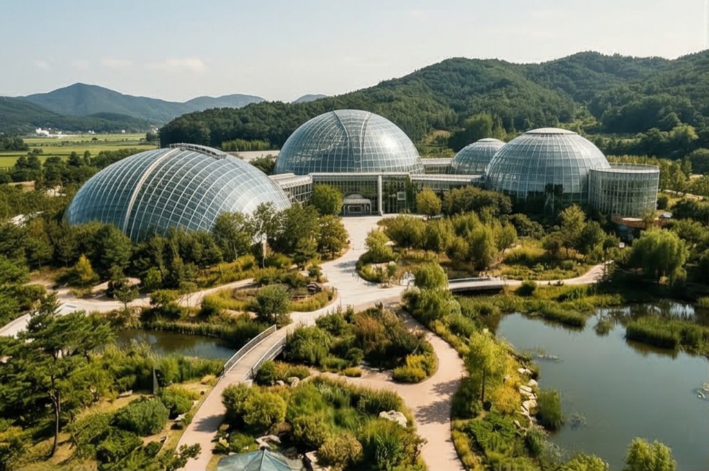 국립생태원의 웅장한 돔