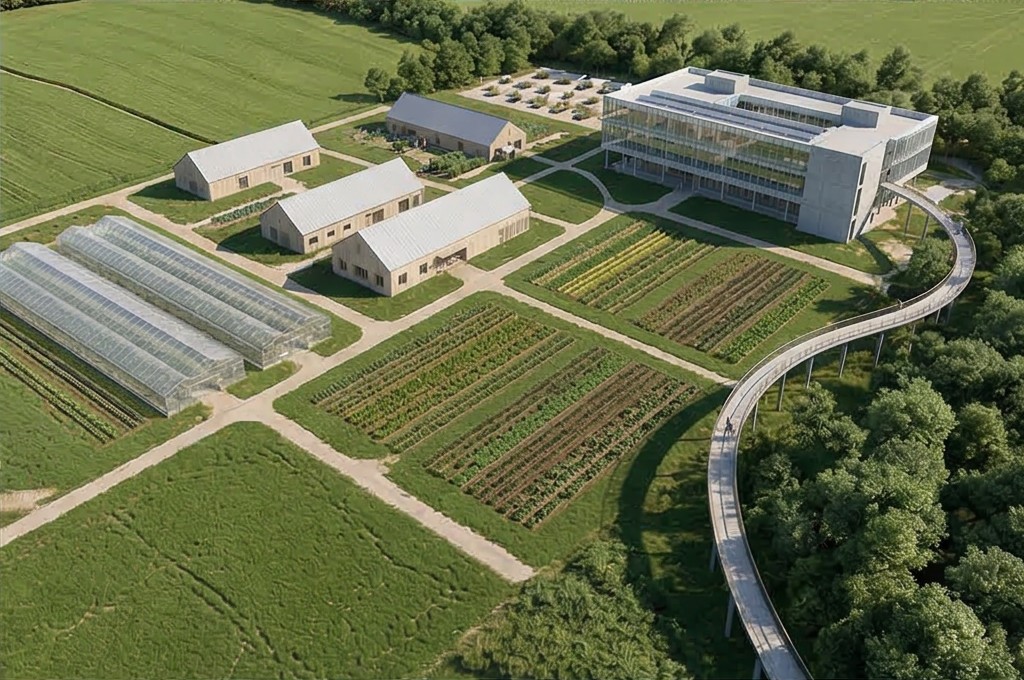 별꽃농장의 전문적인 전경