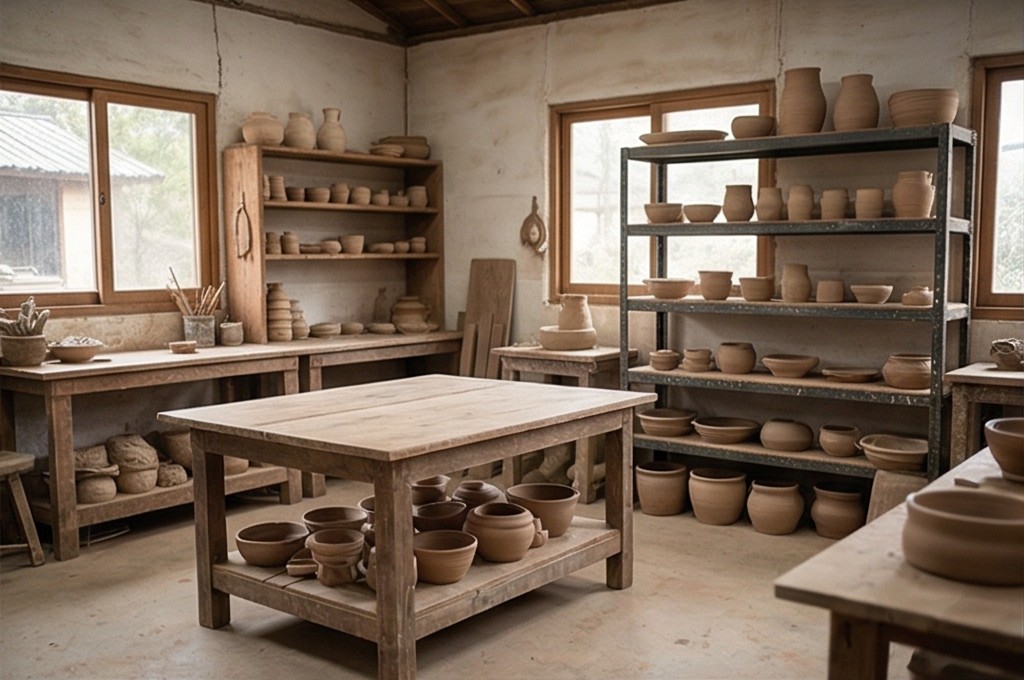 토분 속 싱그러운 식물