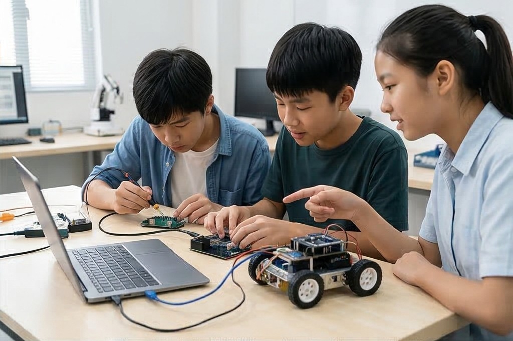 로봇 회로 점검 및 코딩