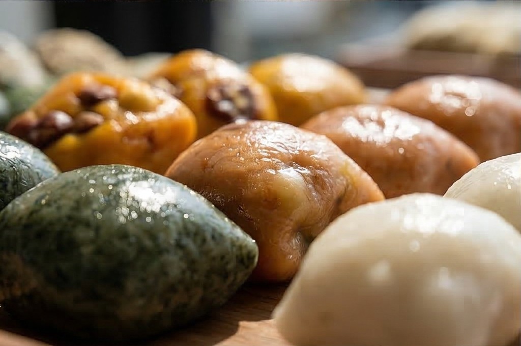 쫄깃하고 신선한 모시송편