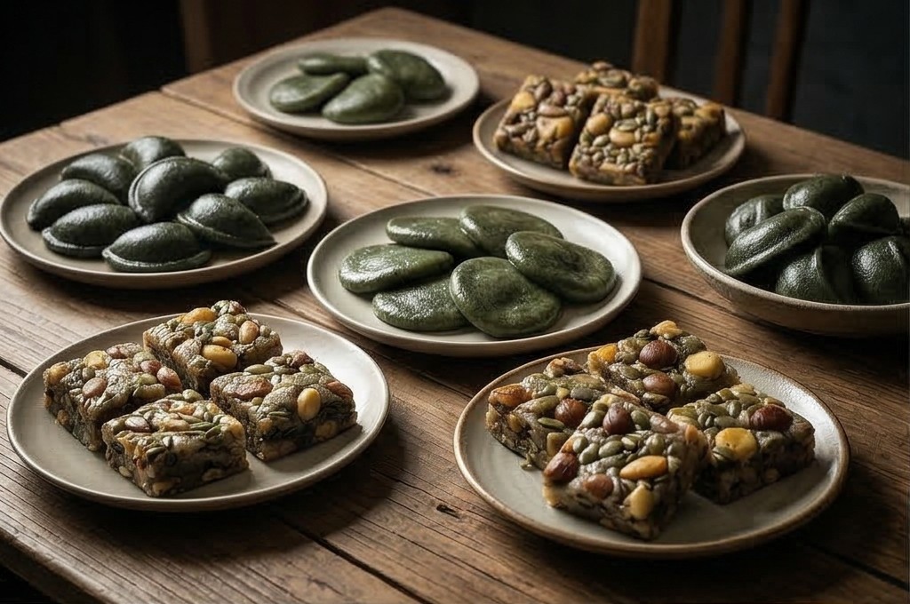 햇살 담은 모시송편