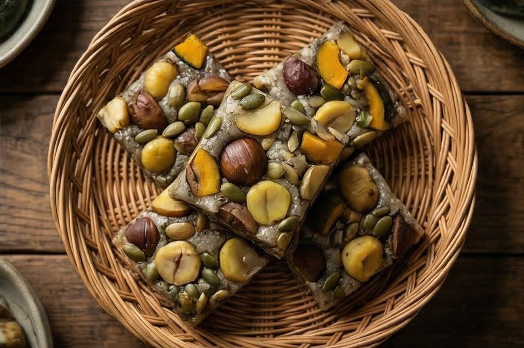 정갈하게 정렬된 떡들