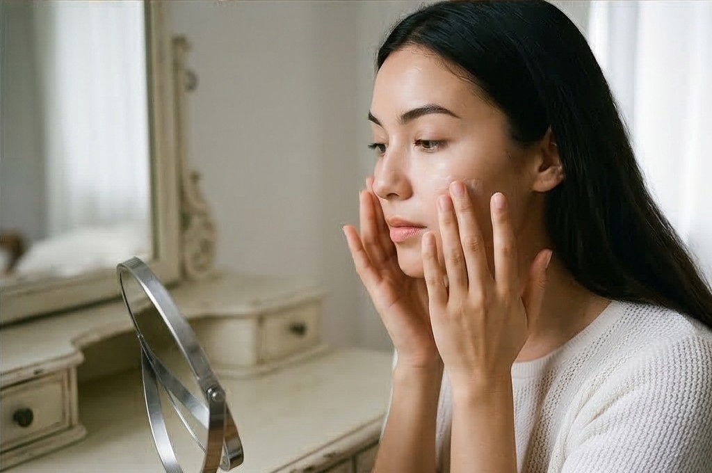 얼굴 전체에 베이스 프렙