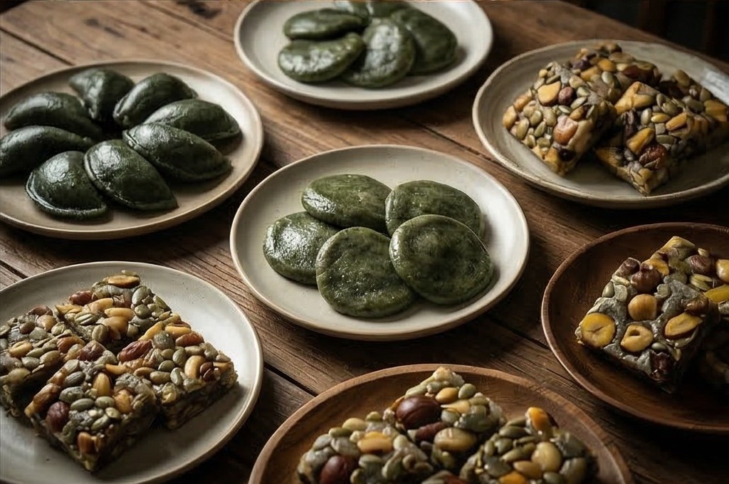 속재료 풍성한 영양떡