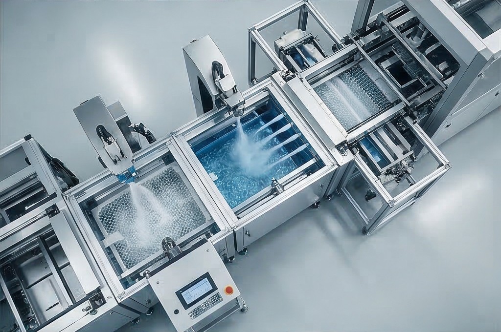 마이크로 버블 워터젯 세정