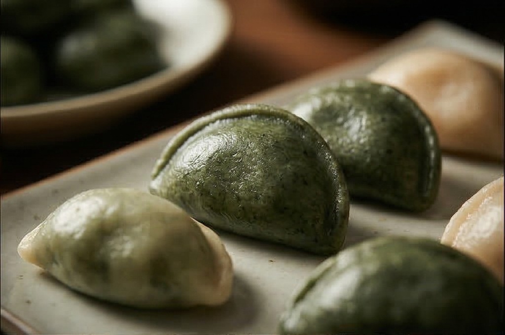 갓 쪄낸 쫄깃한 모시송편