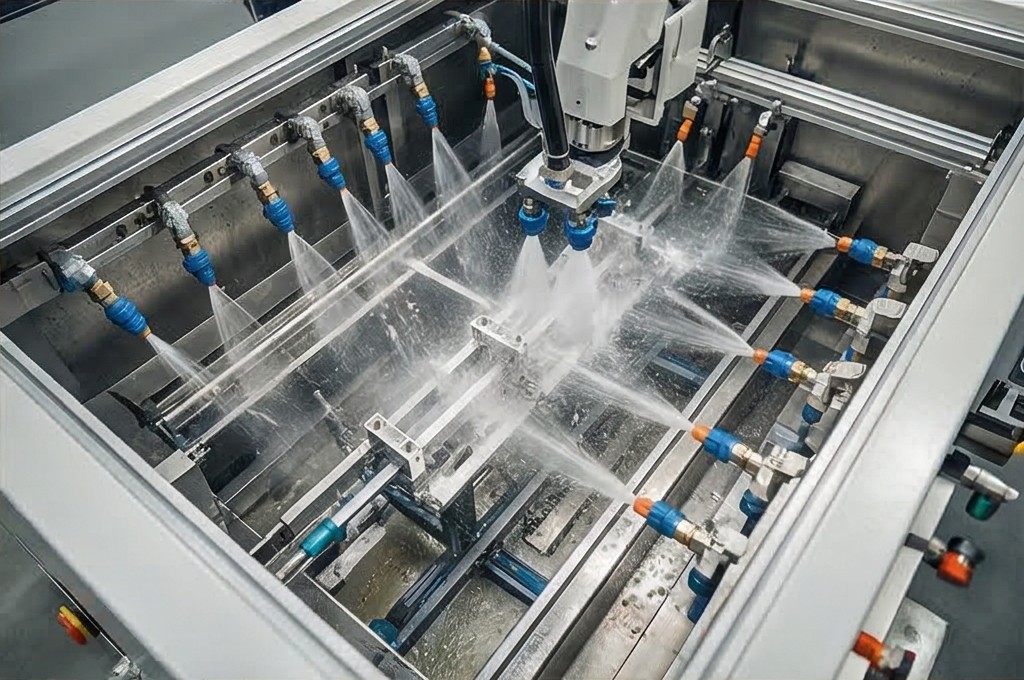 정밀 노즐 다각도 세정