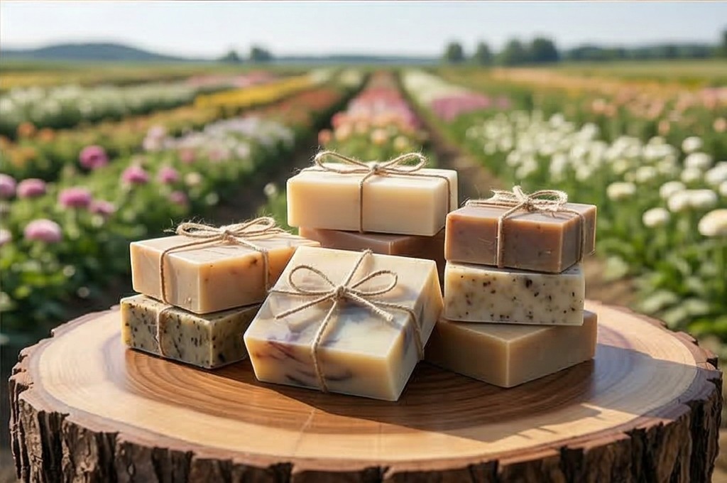 자연 속 천연 비누 선물