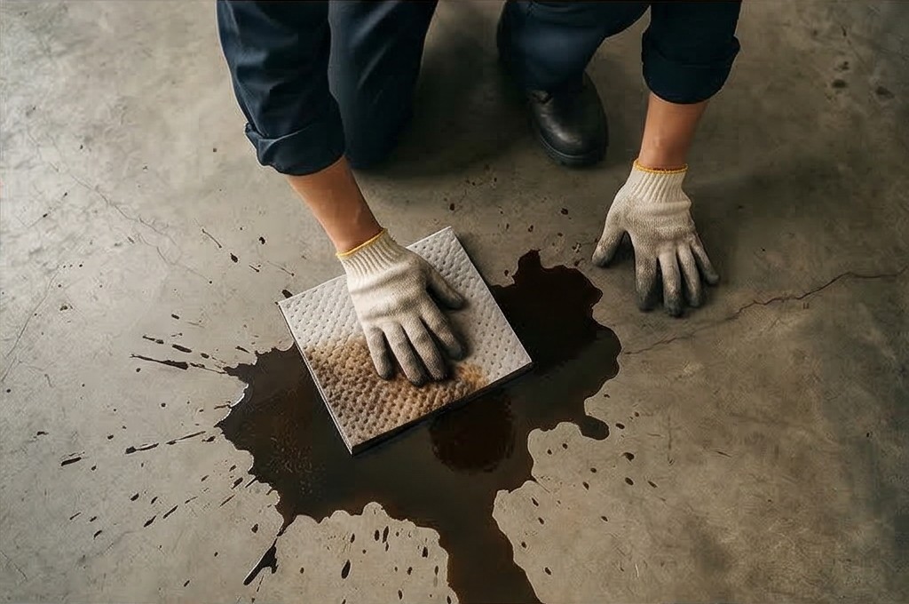 기름 확산 방지 및 흡수