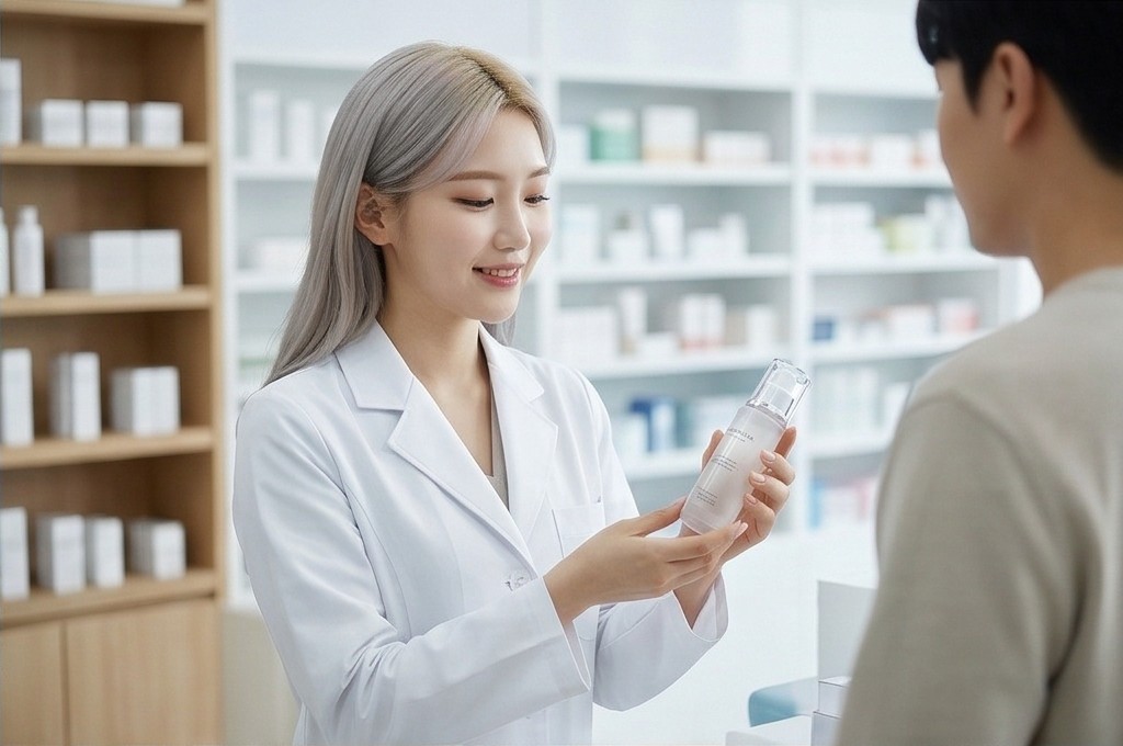약사의 전문적인 피부 상담