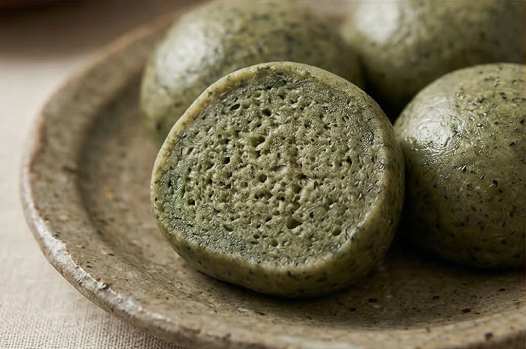 떡의 섬세한 기공과 조직감