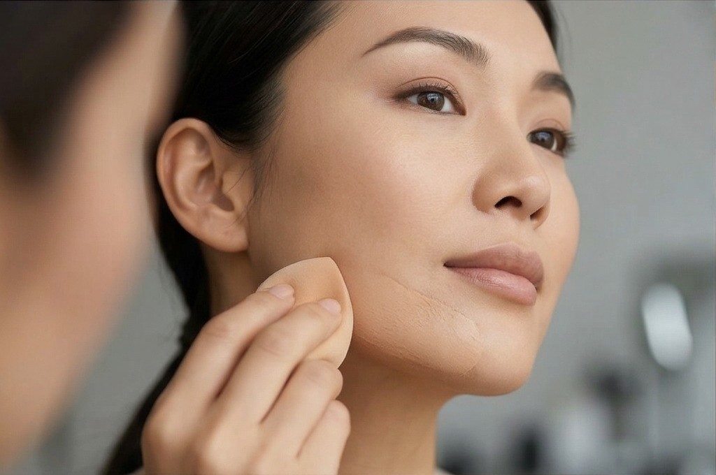 얇게 밀착되는 파운데이션