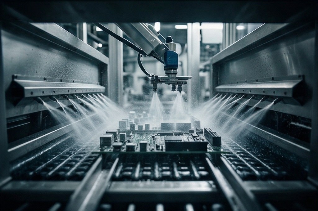 Water Jet Micro Bubble Cleaning