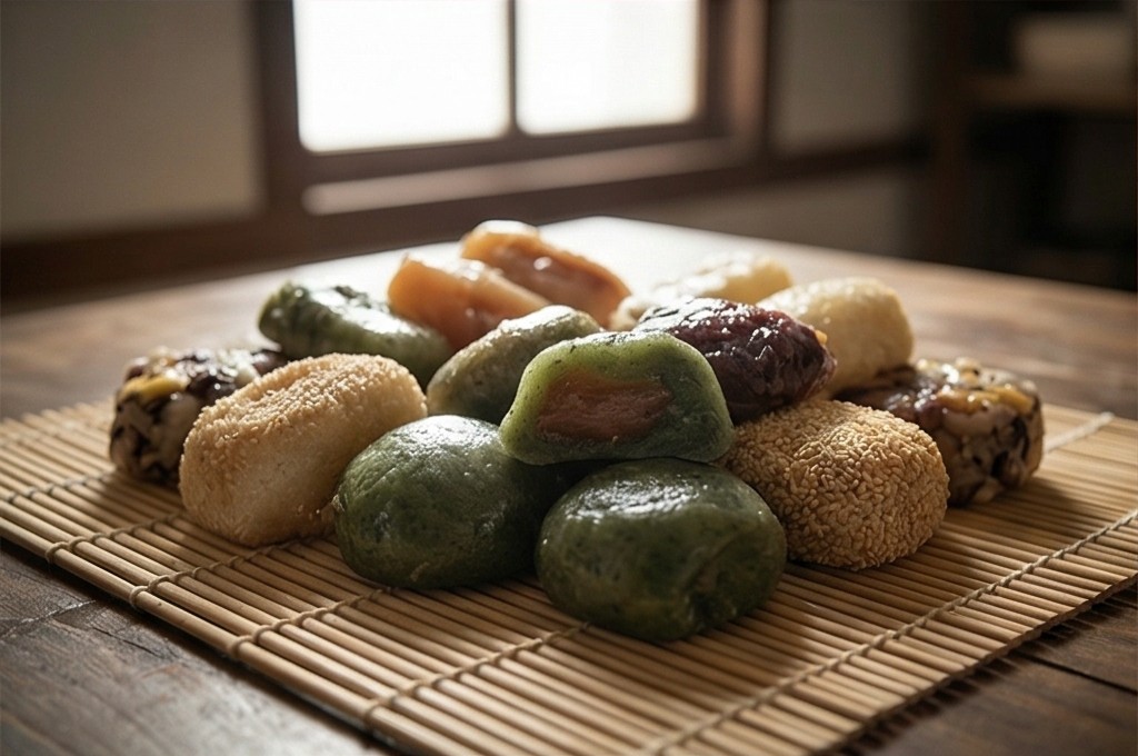 속이 꽉 찬 모시송편