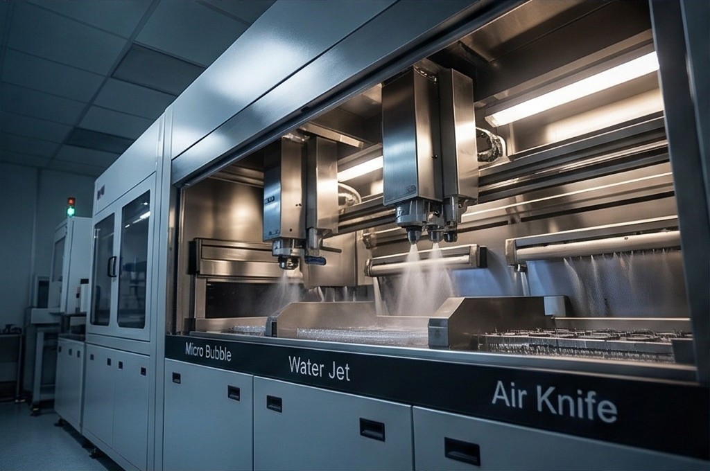 초정밀 세정 3단계 공정