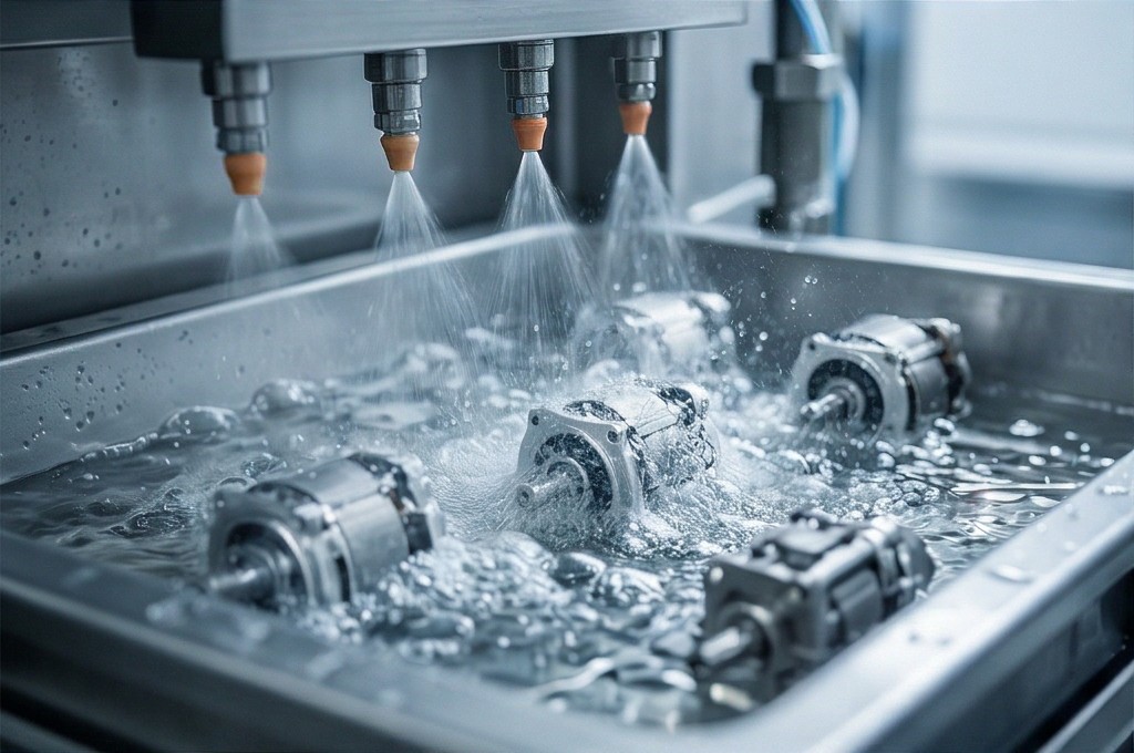 Water Jet Micro Bubble Cleaning