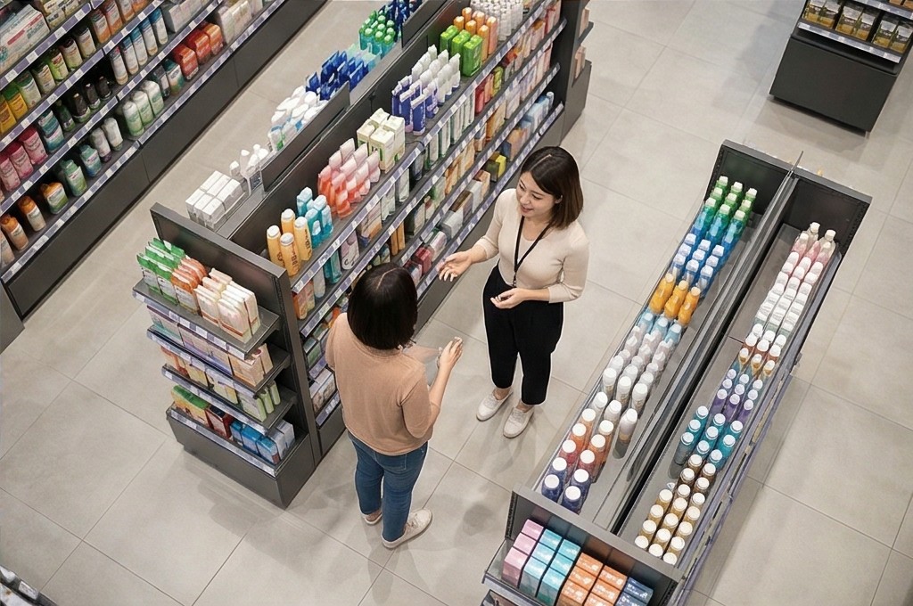 전문가 상담이 가능한 매장 전경